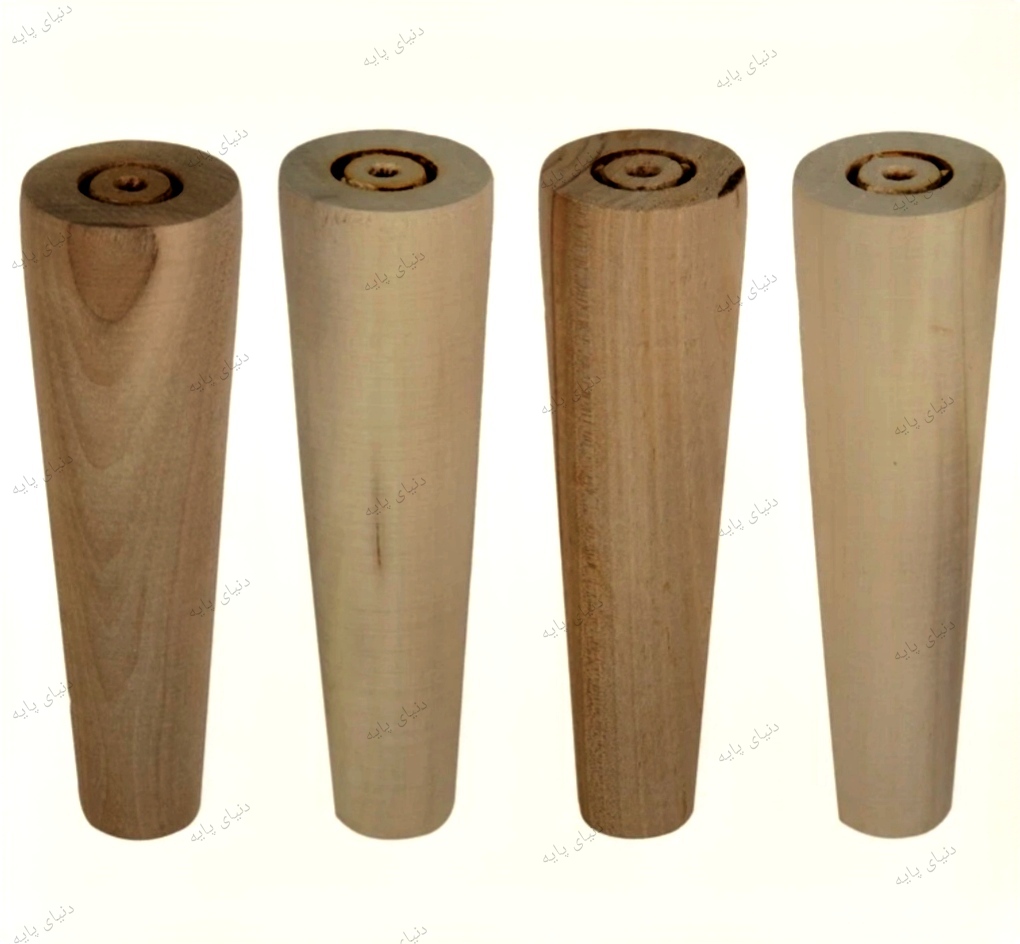 پایه چوبی خراطی قیفی
